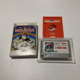 Famicom Monopoly Nintendo Boxed JAPAN