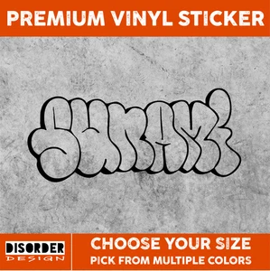 SUNAMI GRAFFITI [VINYL STICKER]-for Car WINDOW-LAPTOP-FOLDER-YOU PICK COLOR/SIZE - Bild 1 von 6