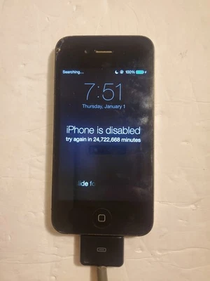 Apple iPhone 4s - 8 GB - Black *Read Description* - Image 1 of 4