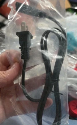 Cable de alimentación de CA 3 PIES (1 paquete), cable de alimentación de TV de 2 clavijas, cable de alimentación... Foto 1 de 4