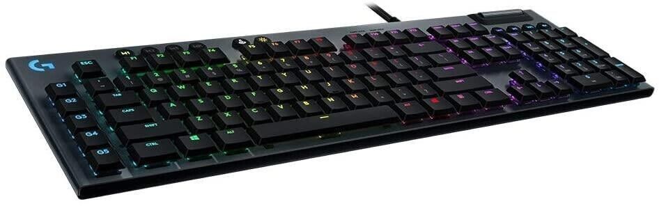 Logitech G815 LIGHTSYNC RGB Mechanical Wired Gaming Keyboard Clickly, 920-009087. Available Now for $119.99