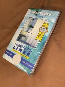 New In packaging Heavy Duty Ultra Shower Curtain or Liner 70 in W X 72 in - Picture 1 of 12