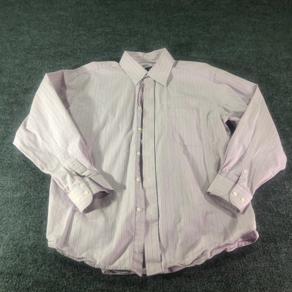 Camisa de vestir Nicole Miller para hombre manga larga 16 34/35 multicolor Foto 1 de 4