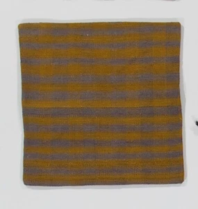 24"x24" Handmade Striped Turkish Kilim Cushion Cover, Vintage Throw Pillow - Picture 1 of 1