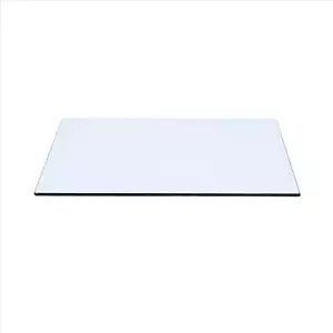 19" X 30" Rectangle Tempered Glass Table Top 3/8" Thick Flat Polish Edge and Tou - Picture 1 of 5