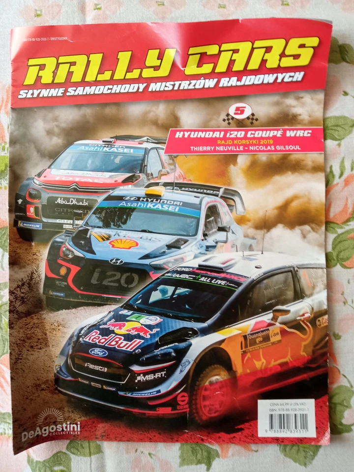 FASCICOLO - DEAGOSTINI IXO 1/43 RALLY HYUNDAI i20 WRC NEUVILLE CORSICA 2019 - Immagine 1 di 1