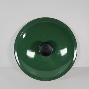 Coperchio Le Creuset in ghisa smaltata verde diametro interno 8,5" solo coperchio di ricambio - Foto 1 di 17