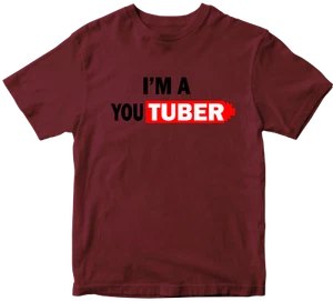 I'M A Youtuber T-shirt Channel Vlog Live Videos Music Kids Play TV Sharing Gifts - Picture 1 of 14