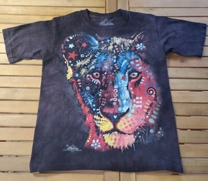 The Mountain Child Youth Large Brown Lion T-Shirt Unisex NH Gift Shop Unique  - Picture 1 of 7