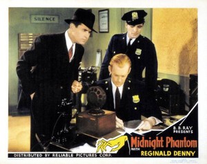 Midnight Phantom Lobby Card Lloyd Hughes Al St John 1935 Old Photo