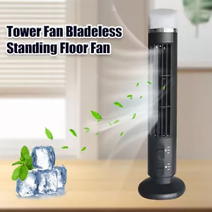 Oscillating Tower Fan Quiet Bladeless Cooling Desktop USB bladeless fan - Picture 1 of 18