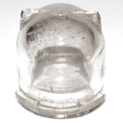 Ford Anglia 100E Clear Glass Number Plate Light Lens (1" Diameter) - Image 1 of 4