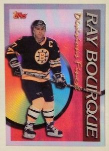 1994-95 Ray Bourque Bruins #2 Topps Divisions Finest Acetate Insert Hockey Card
