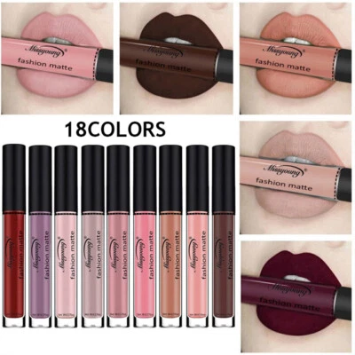 Liquid Lipstick Lip Glaze Cream Makeup Beauty Long Lasting Matte Lip Gl ρ - Image 1 of 4