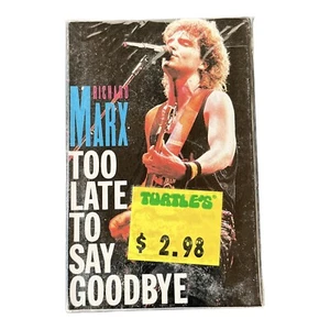 Richard Marx Too Late To Say Goodbye Cassette Single NEW Sealed RARE OOP - Picture 1 of 2