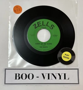 The Hearts – Don't Let Me Down  Vinyl 7" Single Funk Soul Blues Ex Condition - Picture 1 of 5
