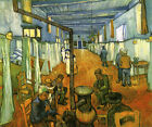 Der Krankenhaussaal in Arles Patienten Besucher Vincent van Gogh A3 019 Gerahmt