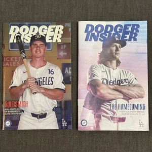Lot 2 LA Dodger Insiders 2024 Smith Glasnow Editions Catcher Pitcher Baseball - Picture 1 of 12