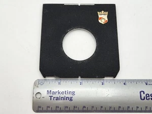 Wista Technika 3 3/4" W x 3 7/8" T 41.6mm Copal #1 Metal Lens Board 96mmx99mm - Picture 1 of 6