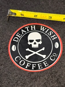 Death Wish Coffee Co. Sticker 3.5" - Picture 1 of 1