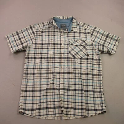 Camisa Mountain Hardwear Para Hombre Grande Manga Corta Botón Bolsillo a Cuadros Exterior Foto 1 de 4