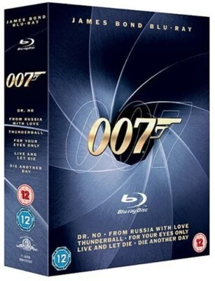 James Bond Collection Blu-ray (2008) Sean Connery, Glen (DIR) cert 12 6 discs - Image 1 of 2