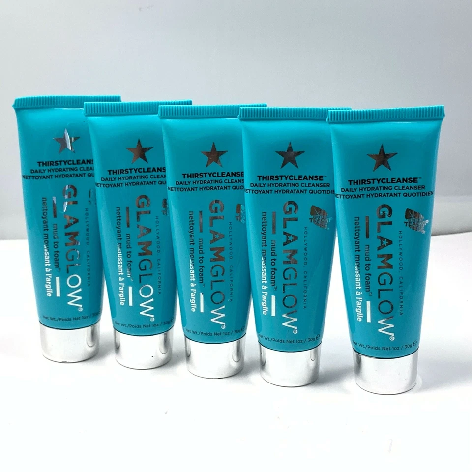 GLAMGLOW Thirstycleanse Daily Hydrating Cleanser Mud to Foam 1oz