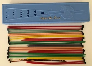 Vintage knitting box with 13 sets of knitting needles - Picture 1 of 5