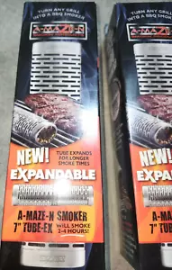 A-Maze-N Smoker 7" Expandable Tube - 2 Pack - Turn BBQ into Smoker - Picture 1 of 4