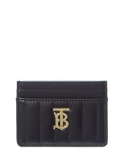 Burberry Lola Quilted Leather Card Holder Women's Black