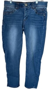 Democracy "Ab"solution Jeans Womens 10 Short Blue Stretchy Denim Straight 32x26 - Picture 1 of 10