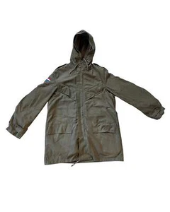 Dutch Army field jacket Vintage with removeable inner fleece liner - Picture 1 of 8