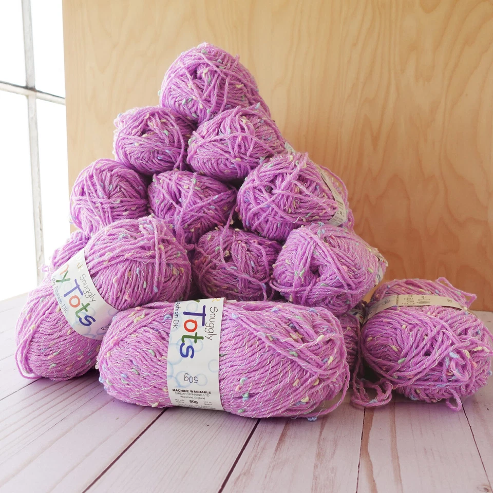 Sirdar Tiny Tots Yarn ~ Lot of 17~#975 Pink ~ Baby Yarn ~ Acrylic Polyester ~ DK - Image 1 of 4