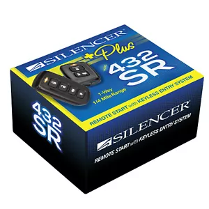 Silencer 1-Way Remote Start System 2 & 4 Button Keyless Entry 1/4 Mile Range - Picture 1 of 6