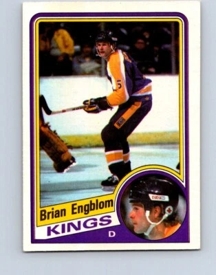 HOCKEY CARD O-PEE-CHEE 1984 BOSTON BRUINS BRIAN ENGBLOM  NO210     - Image 1 of 2