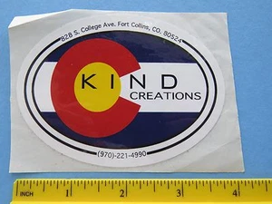 Cannabis STICKER KIND CREATIONS Marijuana Dispensary Ft. Collins, COLORADO - Picture 1 of 1