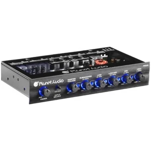 Planet 5 Band Equalizer Aux input master volume control half DIN size chassis - Picture 1 of 5