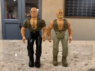Vintage M-Force Military Muscle Action Figures Ace & Mean Jo Ling Toys 1985 - Image 1 of 2
