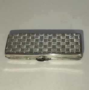 Pillen Dose Silber 835 längliches Döschen aus Echtsilber Geschenk - Bild 1 von 8