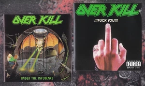 CD OVERKILL OVER KILL F**k You 1987 & Under The Influence 1988 - Picture 1 of 4