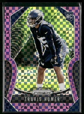 2019 Panini Prizm - Rookies Travis Homer #340 Purple Power Prizm /49 (RC) - Image 1 of 2