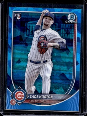 2025 Bowman Chrome Sapphire Cade Horton RC Rookie #10 Cubs - Image 1 of 2