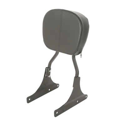 Black Low Backrest Sissy Bar Fit For Harley Softail Custom FXSTC Fat Boy FLSTF - Image 1 of 4