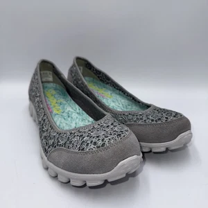 Skechers EZ Flex 2 Flighty graue Damen-Ballerinas mit Spitze Slipper 8,5 gebraucht, in einwandfreiem Zustand - Bild 1 von 9