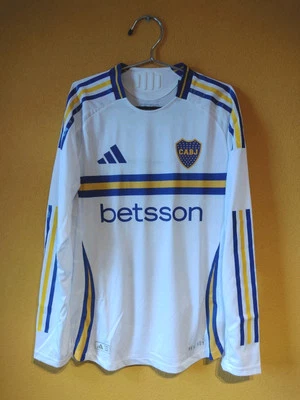 Boca Juniors Adidas Heat Rdy Player Issued Away 25' #24 Barinaga Jersey Shirt LS - Image 1 of 4