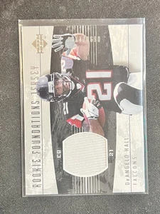 2004 UD Rookie Foundations Patches DeAngelo Hall /1299 - Picture 1 of 2