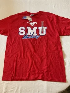 SMU Mustangs Southern Methodist rotes T-Shirt ~ NEU ~ Herren Large - Bild 1 von 8