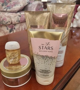 Bath & Body Works IN THE STARS 5 PC Wash Butter Scrub Lotion Pocketbac New! - Picture 1 of 8