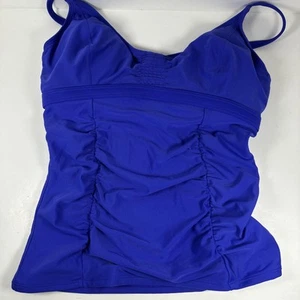 Athleta Women's Gold Coast Floral High Neck Bikini Top 34D/DD Black - Picture 1 of 9