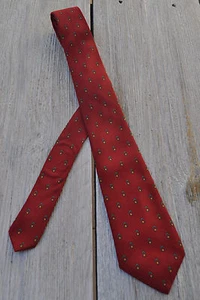 Silk Tie Bordeaux JOHN HOTLAND 144x8 Very good condition - Picture 1 of 3